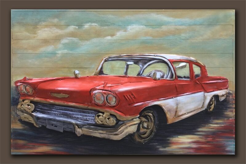 painting - sports car art with 3d decor yk-5-2679