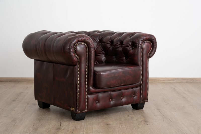 CHESTERFIELD 1 SEATER LEATHER