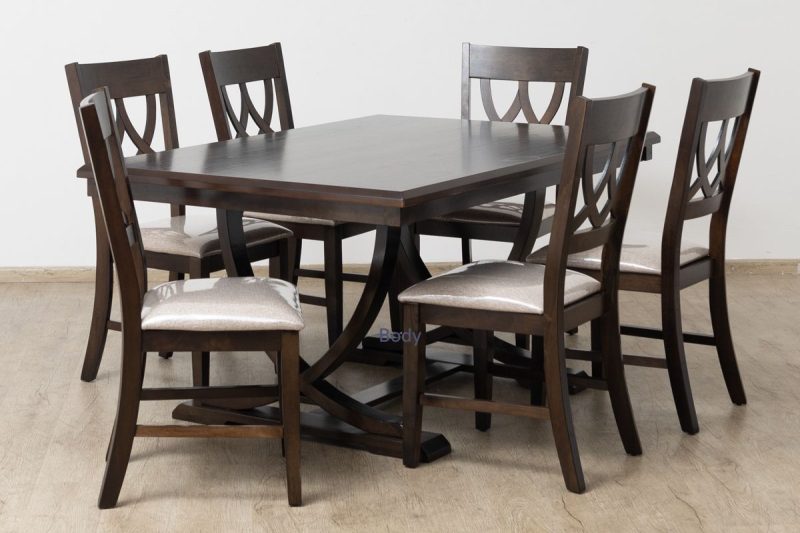 bucks dining table + 6 chairs