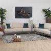 BERNE 8 Seater Fabric Sofa (3+3+1+1)