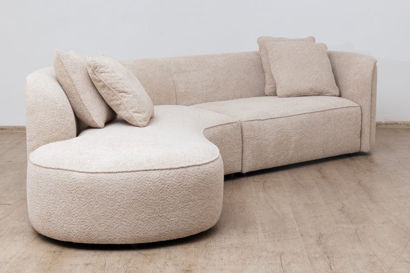 ezra fabric corner sofa