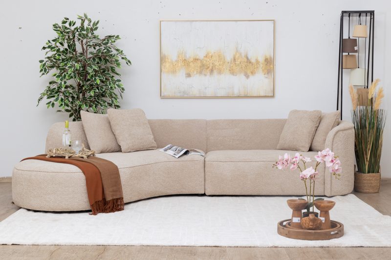 ezra fabric corner sofa
