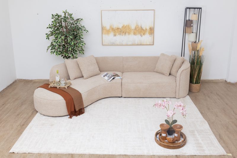 ezra fabric corner sofa