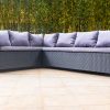 stockholm outdoor corner sofa + coffee table