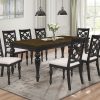 bordeaux dining table + 8 chairs