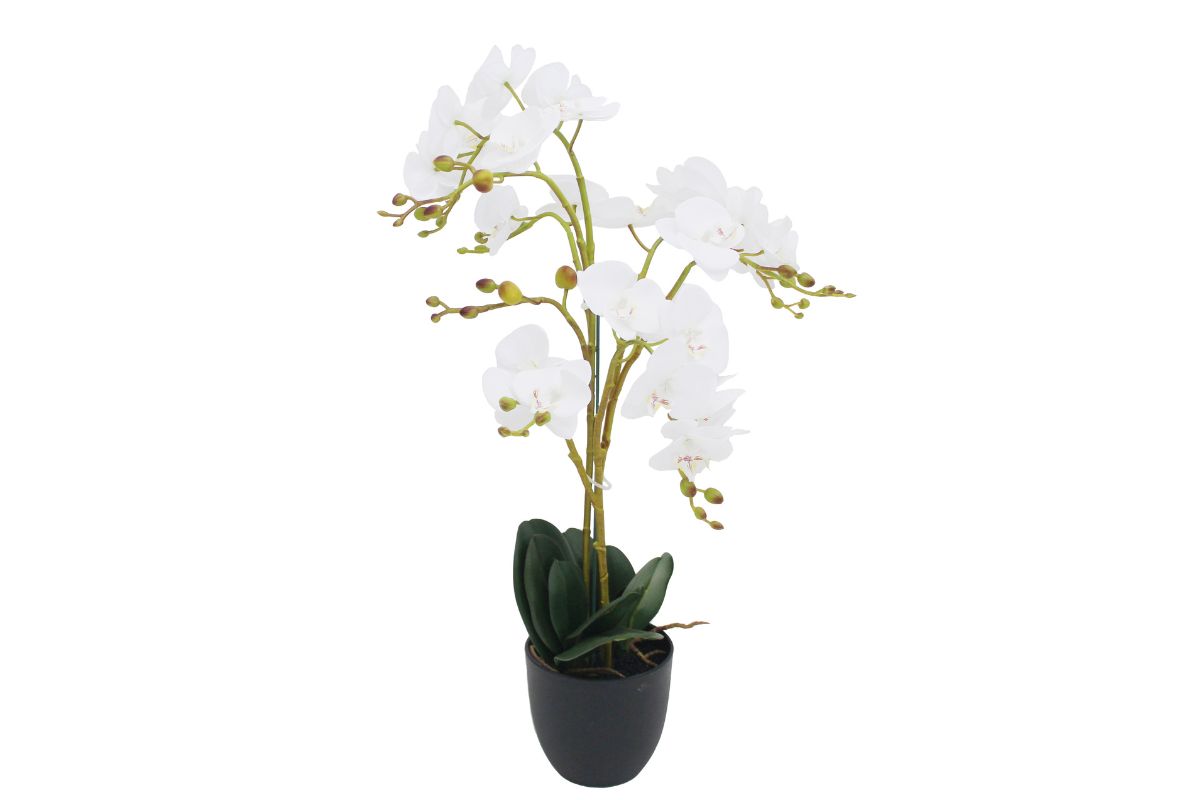 artifical plant - orchid white (jwp3082)