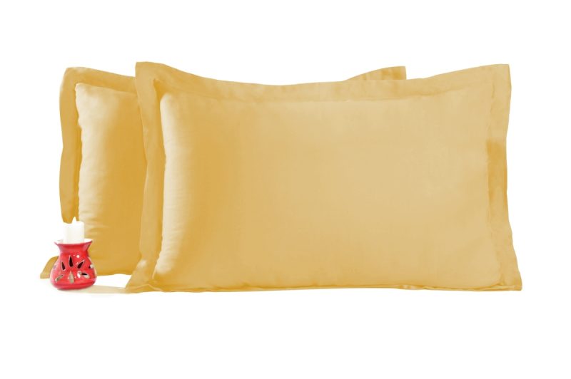 viola pale gold pillow cases
