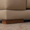 sushi leather corner sofa