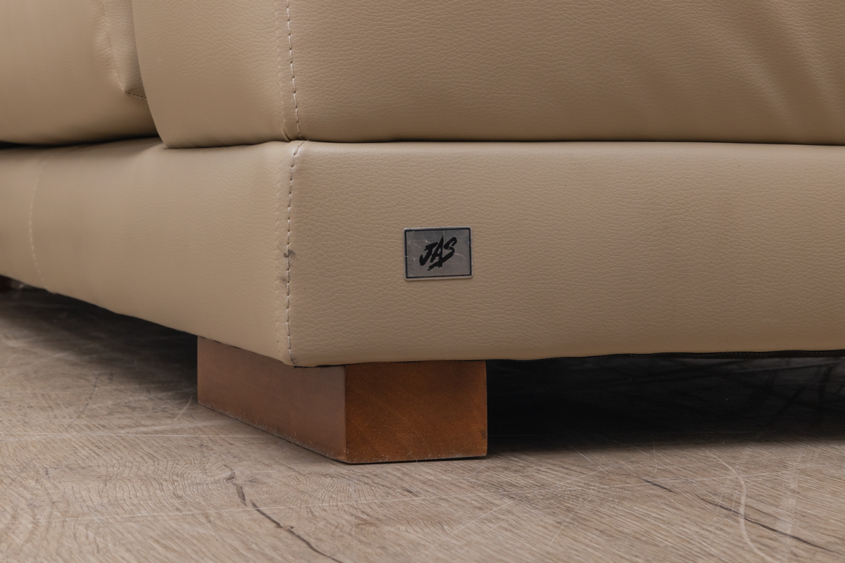 sushi leather corner sofa