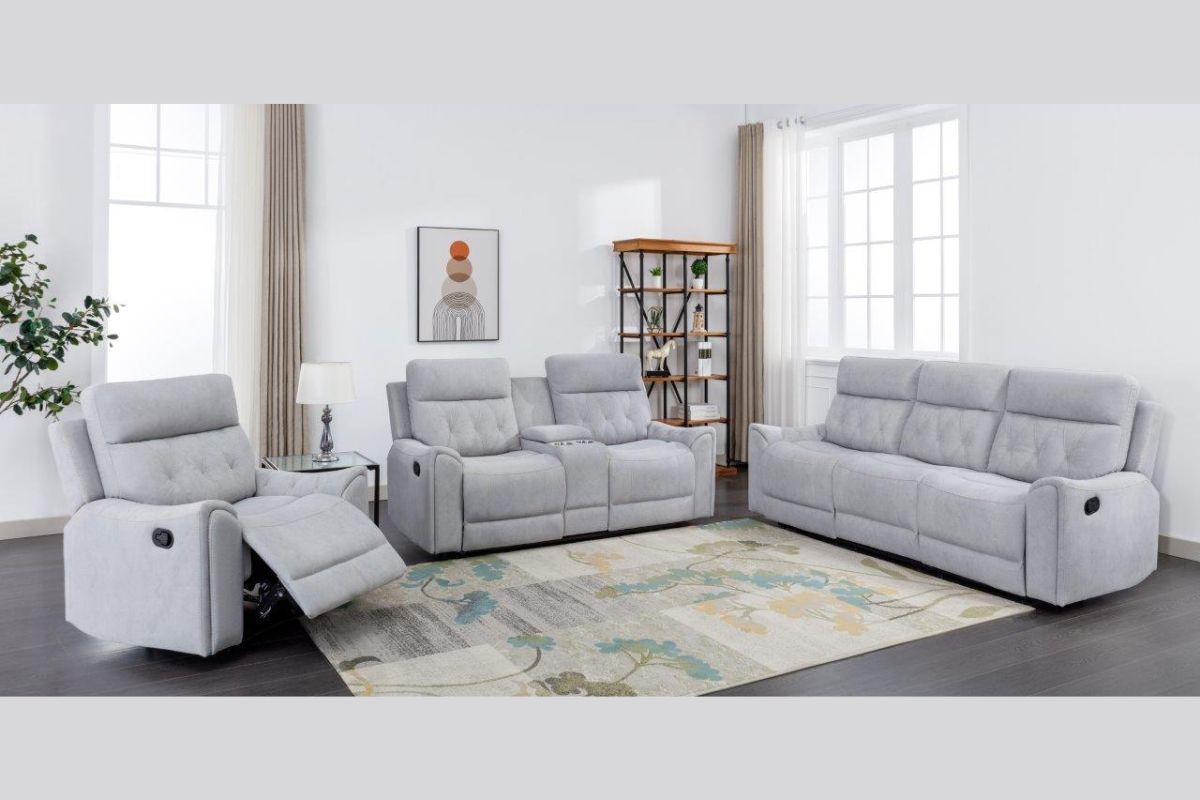 tampa 7 seater fabric recliner sofa (3+2+1+1)