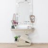 camille console table and mirror
