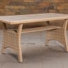 manila outdoor corner sofa + lift table + 2 ottomans