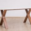 marrone dining table + 6 milton chairs