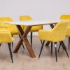 marrone dining table + 6 jasper chairs