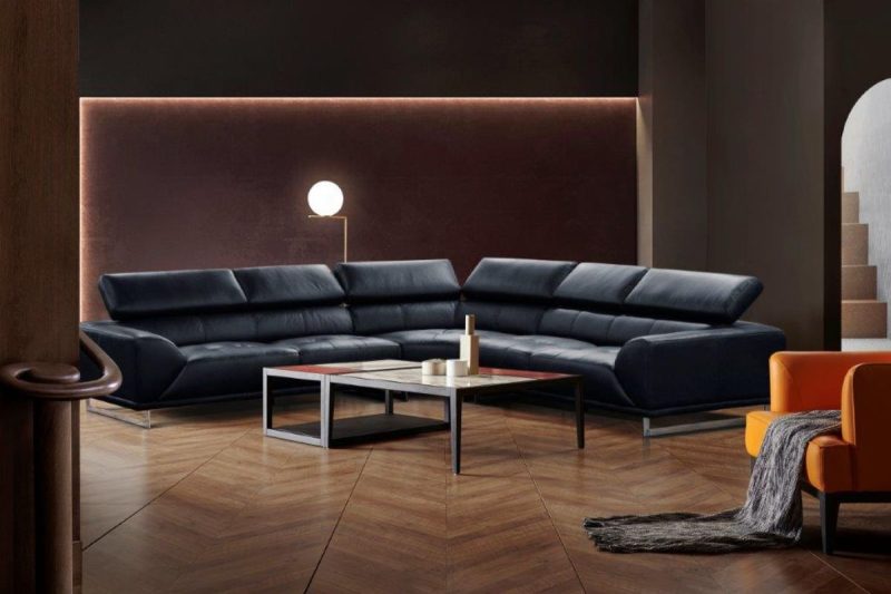 bailey leather corner sofa