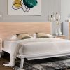 dayton king package - king bed + 2 nightstands + dresser mirror + icomfort medium mattress