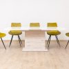 saint tropez dining table with extendable top (table + 8 chairs)