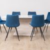 saint tropez dining table with extendable top (table + 6 chairs)