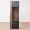 lacjum display cabinet with led lights (