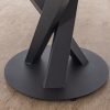 lauren round sintered dining table + 6 mimo chairs + lazy susan