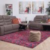 lexington 7 seater fabric recliner sofa (3+2+1+1)
