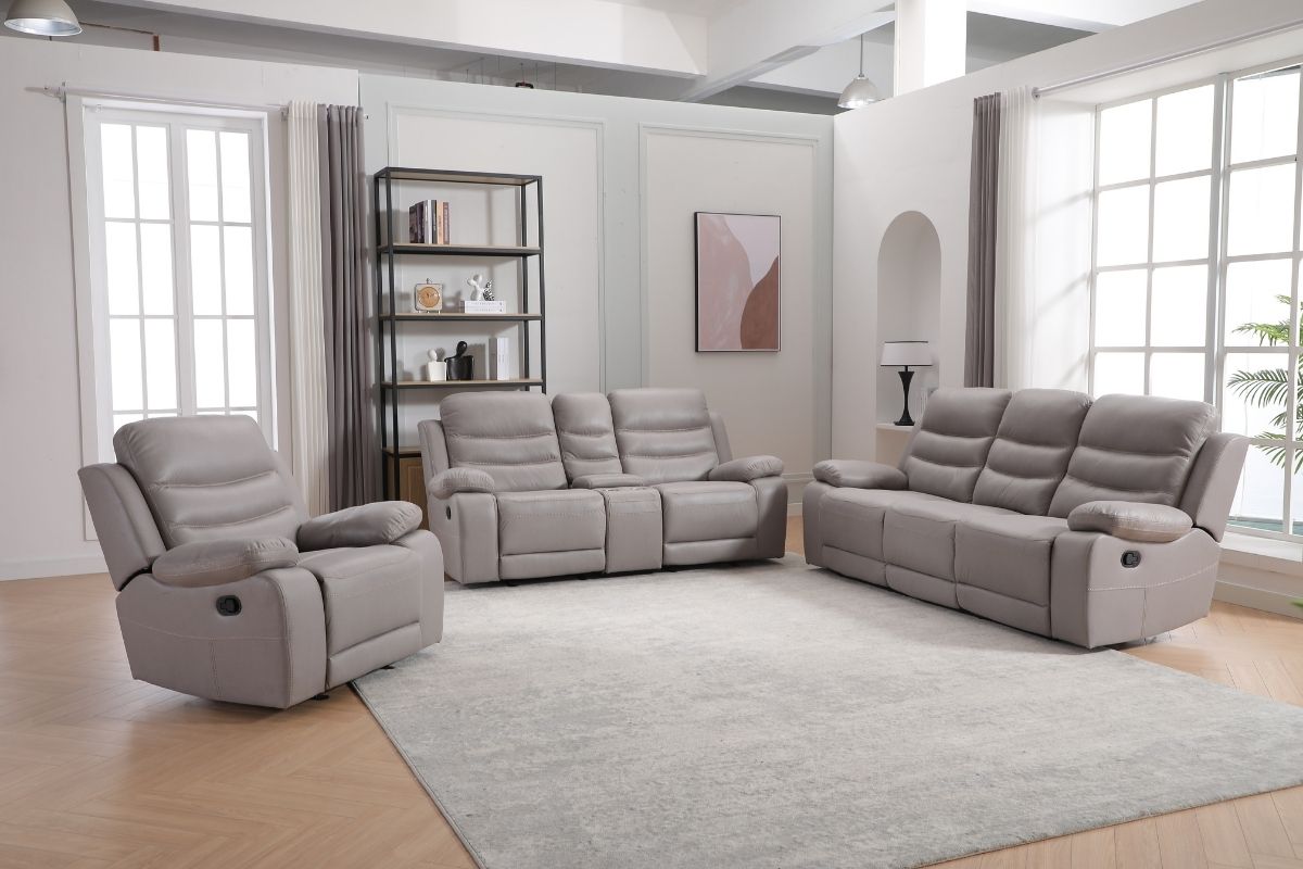 lexington 7 seater fabric recliner sofa (3+2+1+1)