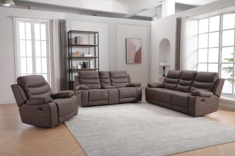 lexington 7 seater fabric recliner sofa (3+2+1+1)