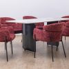 orlando sintered dining table + 8 bissam chairs