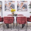 orlando sintered dining table + 6 bissam chairs