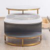 d'or 2 piece sintered stone coffee table
