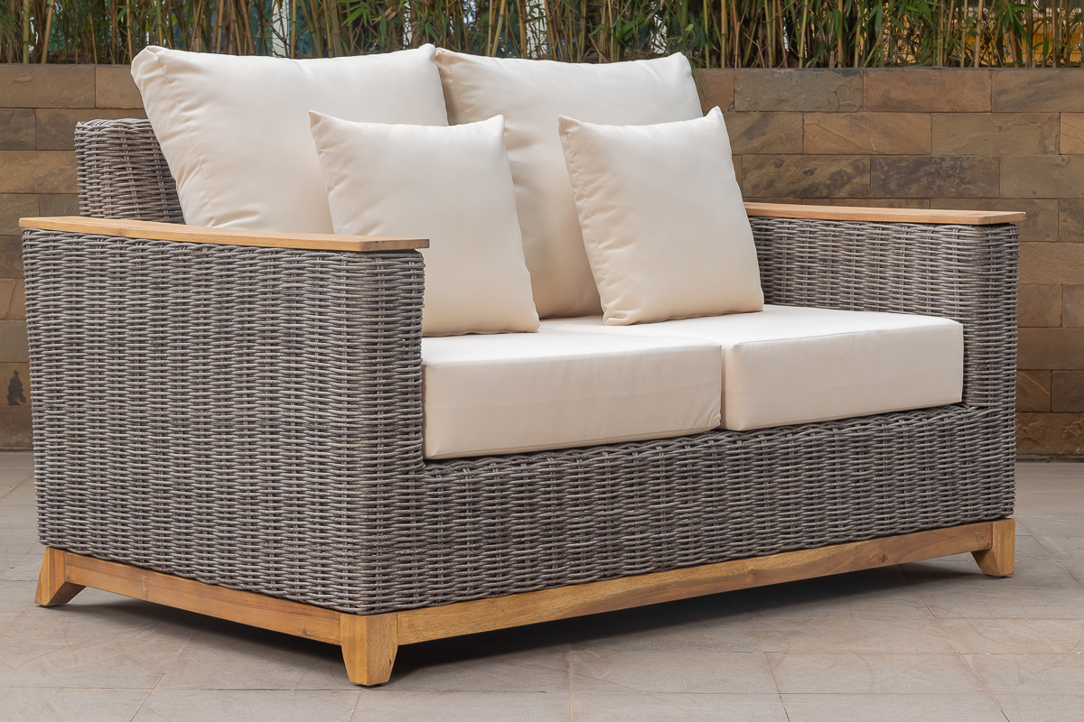 kentucky 6 seater outdoor sofa (3+2+1) + coffee table
