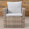 barbados 4 seater outdoor sofa (2+1+1) + coffee table