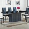 anna dining table + 8 chairs