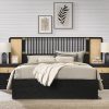 trinity king bed + 2 nightstands
