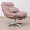 hayley swivel lounge chair + footstool