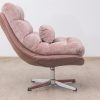 hayley swivel lounge chair + footstool