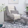 hayley swivel lounge chair + footstool