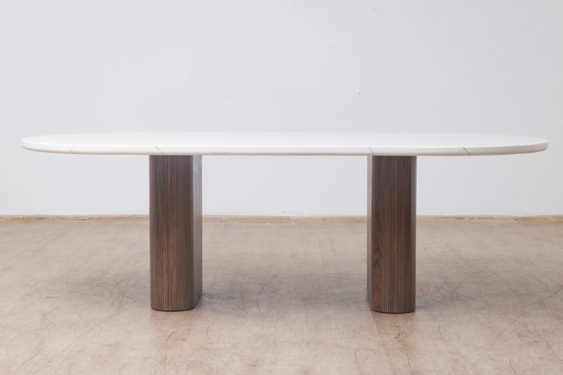 lugano dining table + 8 chicago chairs