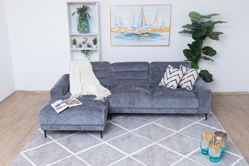 seren fabric corner sofa