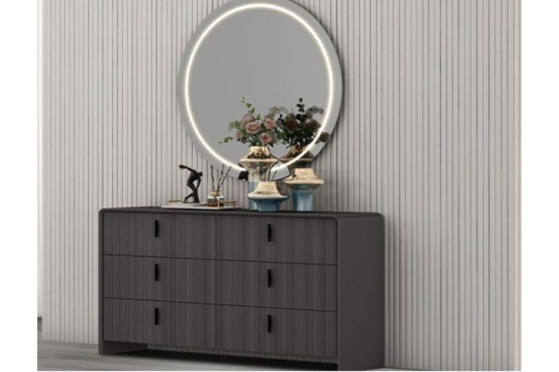 atlanta dresser mirror with led lighting