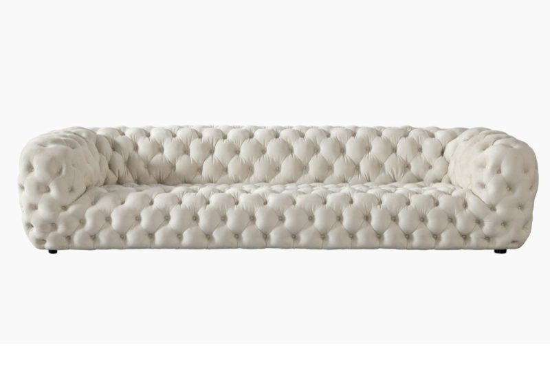 zevi corner fabric sofa