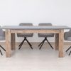 europa extendable dining table + 6 duffy chairs