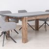 europa extendable dining table + 6 duffy chairs