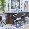 hillhurst dining table + 8 chairs