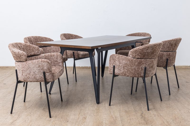 hillary dining table + 6 bissam chairs (copy)