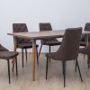 flemens dining table +  6 cora chairs