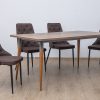 flemens dining table +  6 cora chairs