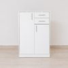 opti tall storage cabinet (2 door + 2 drawers)