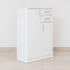 opti tall storage cabinet (2 door + 2 drawers)