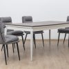 basalto dining table + 6 mimo chairs